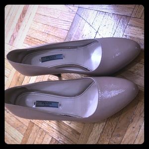 Prada Patent leather Round -Toe Pumps